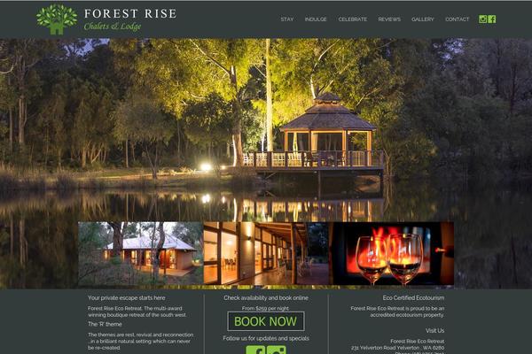 forestrise.com.au site used Fullscreenthemeres
