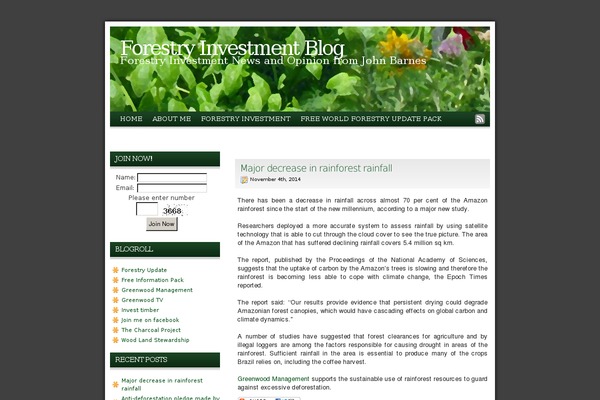 forestry-invest.com site used Herbs