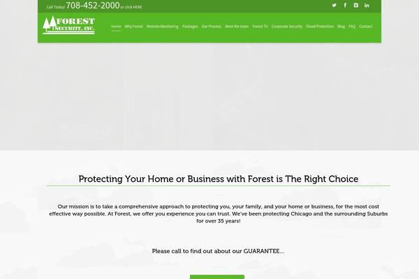 forestsecurity.com site used Theme-forest2021