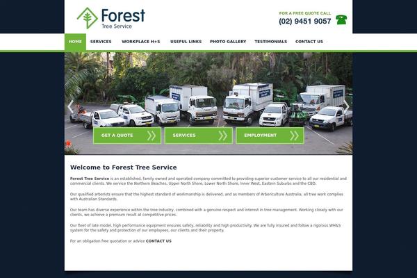 foresttreeservice.com.au site used Foresttree