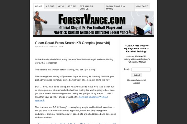 WordPress website example screenshot