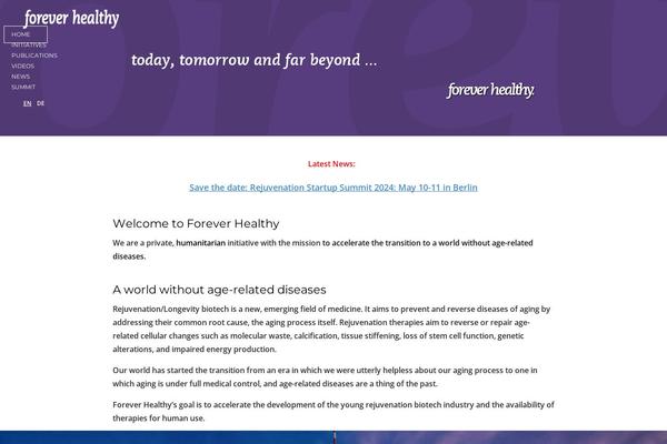 forever-healthy.org site used Forever-healthy