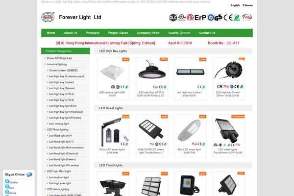 forever-lights.com site used En