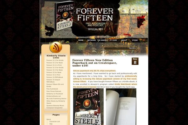foreverfifteen.com site used Leaving