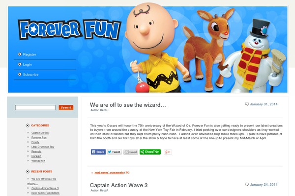 foreverfunblog.com site used Theme631