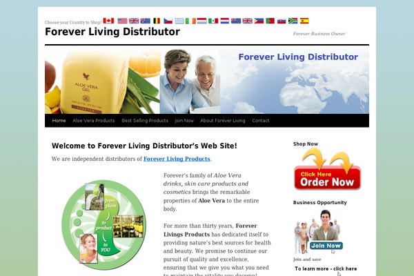 foreverlivingdistributor.com site used Flp