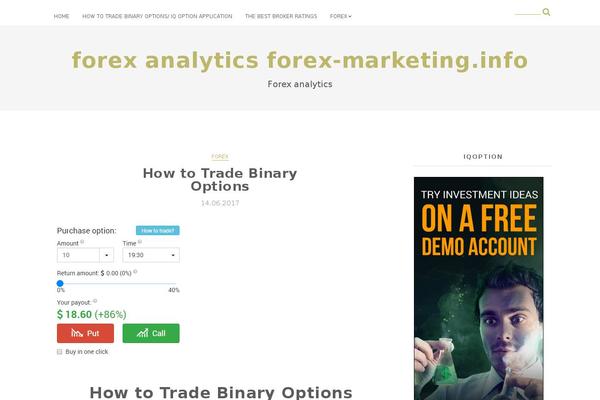 forex-marketing.info site used GlowLine
