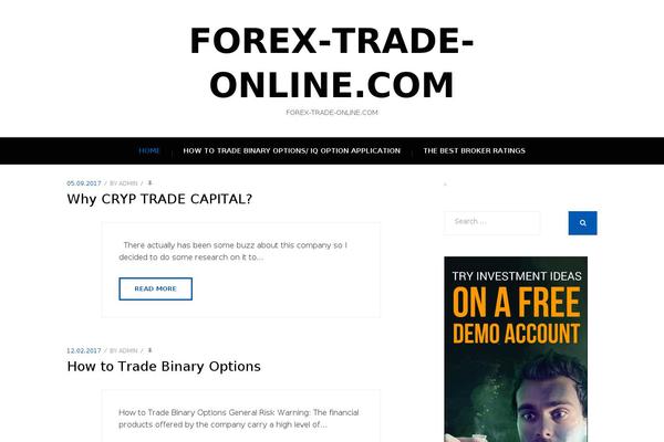 forex-trade-online.com site used Radical Lite