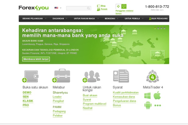 forex4you.co.id site used Forex4you