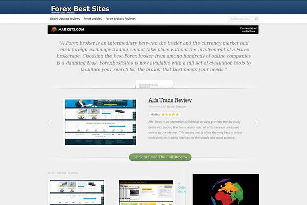 InReview theme site design template sample