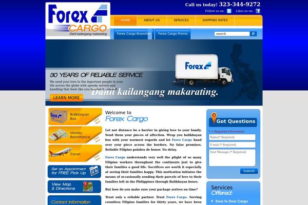 Forex theme site design template sample