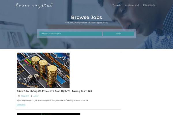 forexcrystal.com site used Job-portal