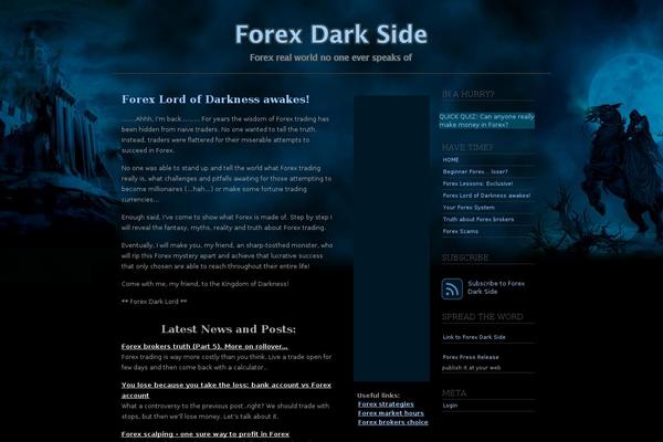 Darkwater-11 theme site design template sample