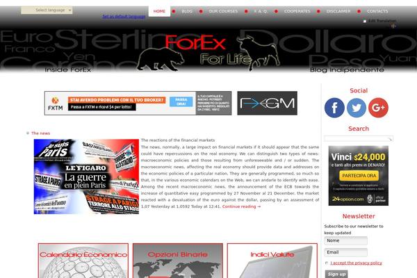 Site using AccessPress Social Share plugin
