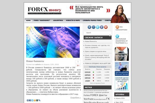 forexmoney.ru site used Teletrade