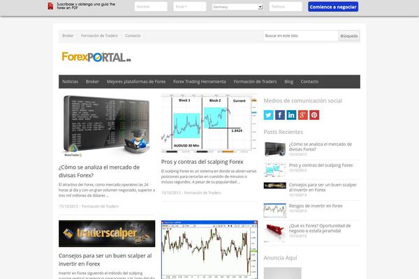 forexportal.es site used NewsPlus