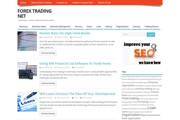 MesoColumn theme site design template sample