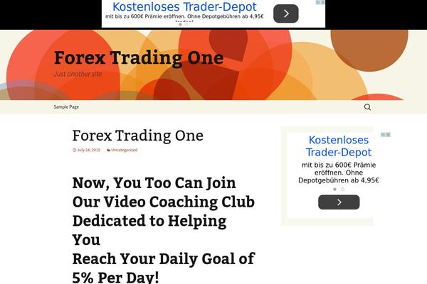 Twenty Thirteen theme site design template sample