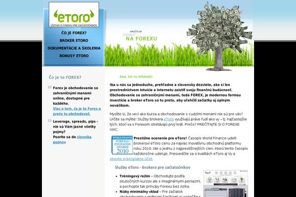 etoro theme websites examples