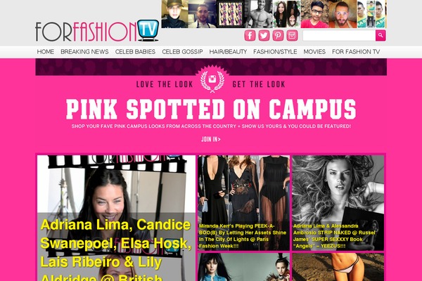 forfashion.tv site used Celebritygossip-single-pro-psd