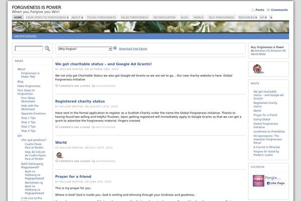 WordPress website example screenshot