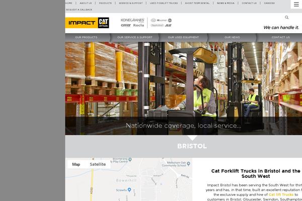 forklifttrucks.biz site used WPbase