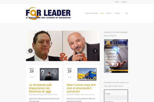 Salient theme site design template sample