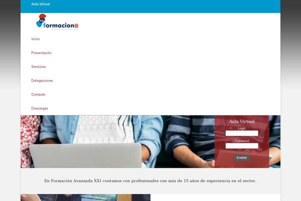 The7 theme site design template sample