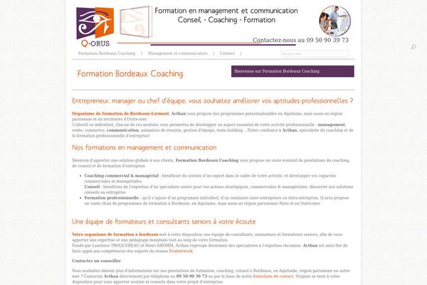 formation-bordeaux-coaching.fr site used Agivee
