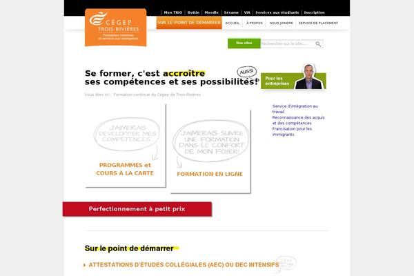 WordPress website example screenshot