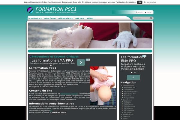 formationpsc1.com site used Pixel-blogging-fr