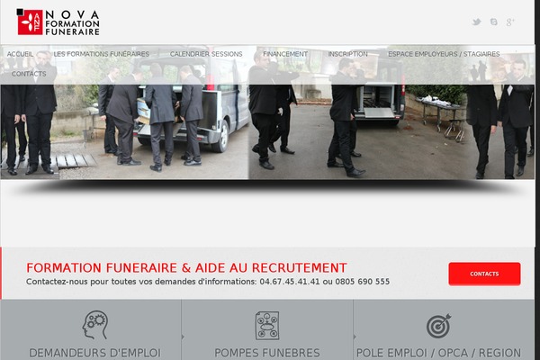 formations-funeraires.com site used Circles