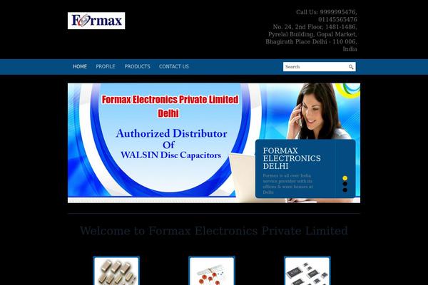 formaxindia.com site used Business Pro