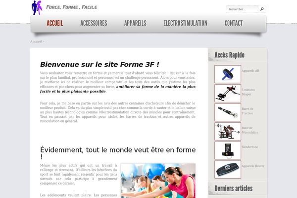 forme3f.com site used Estore-vierge