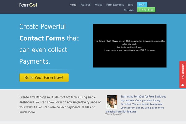 WPFront Scroll Top website example screenshot