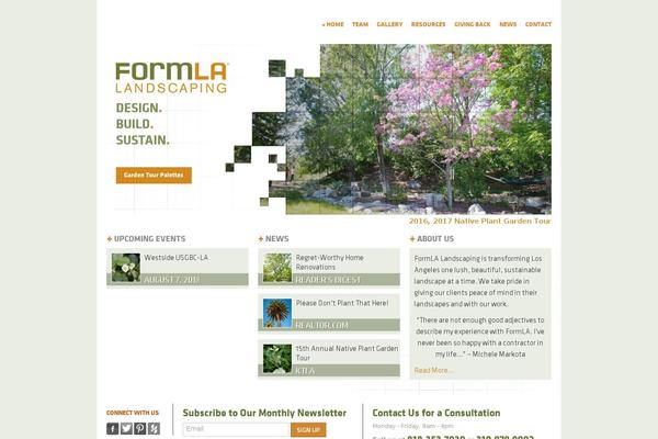 WordPress website example screenshot