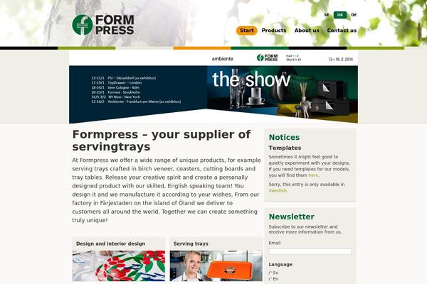 Fp theme site design template sample