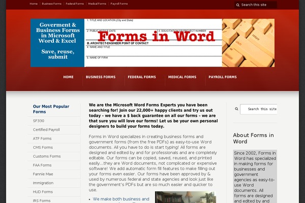 formsinword.com site used Karma Child