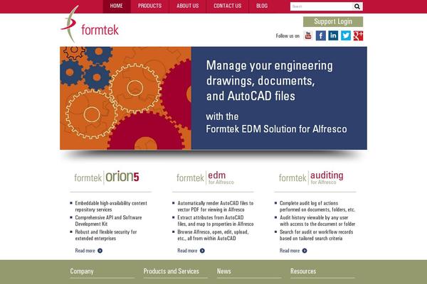 formtek.com site used Formtek