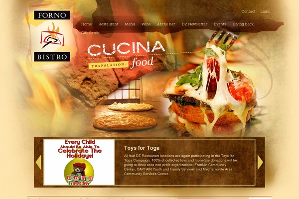 WordPress website example screenshot