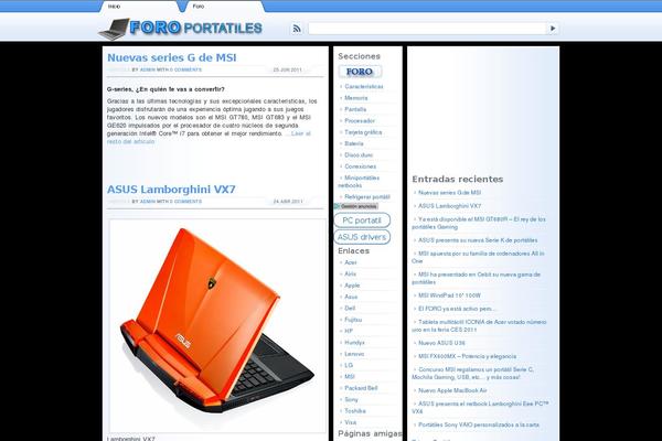 foroportatiles.com site used Chrometweaks