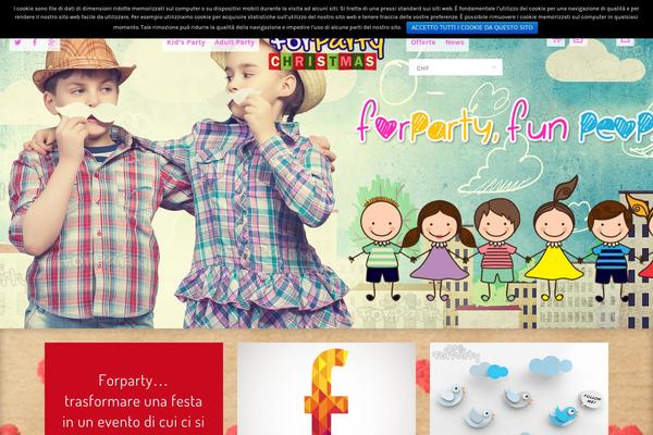forparty.ch site used Atelier