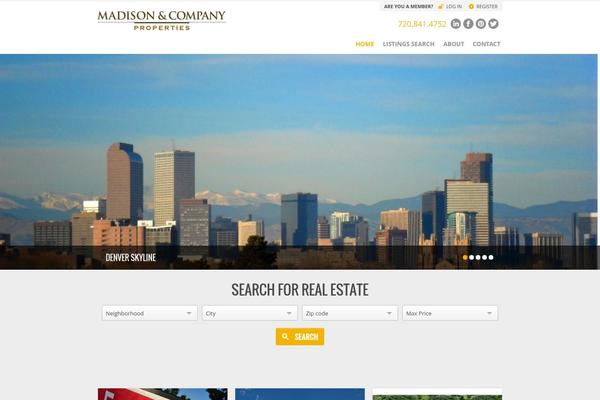 Plymouth theme site design template sample