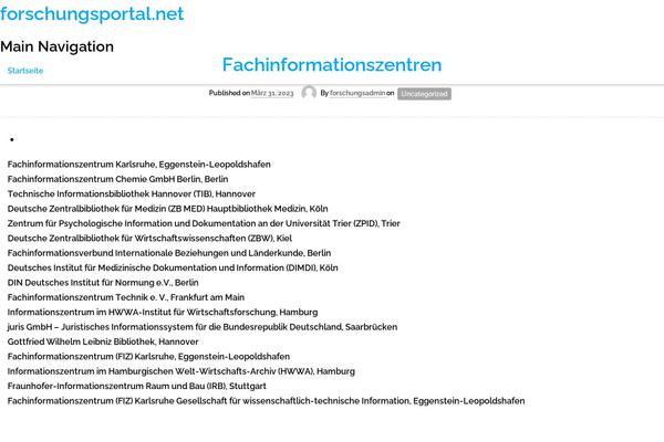 forschungsportal.net site used HopScotch