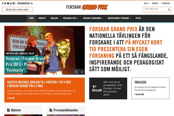 forskargrandprix.se site used Va