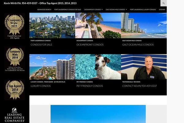 Twenty Fourteen theme site design template sample