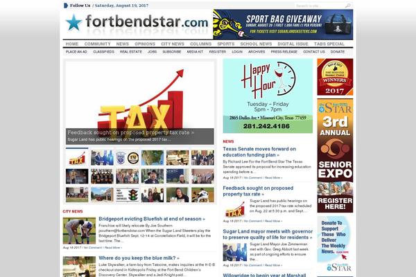 fortbendstar.com site used Advanced Newspaper