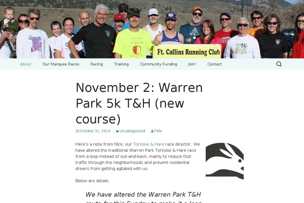 fortcollinsrunningclub.org site used Fcrc