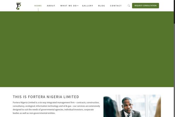 WordPress website example screenshot