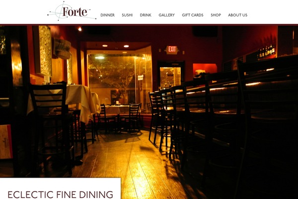 fortetherestaurant.com site used Fortetherestaurant